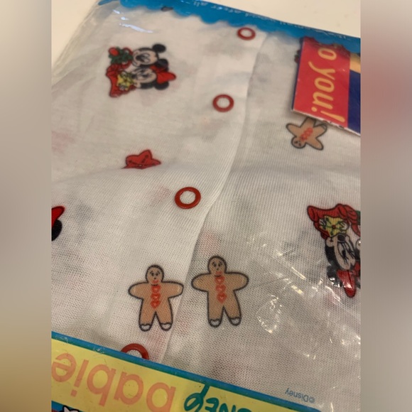 Disney Babies 6-9 Month Sleep n Play One Piece NEW Mickie Minnie Mouse Christmas - Picture 3 of 6